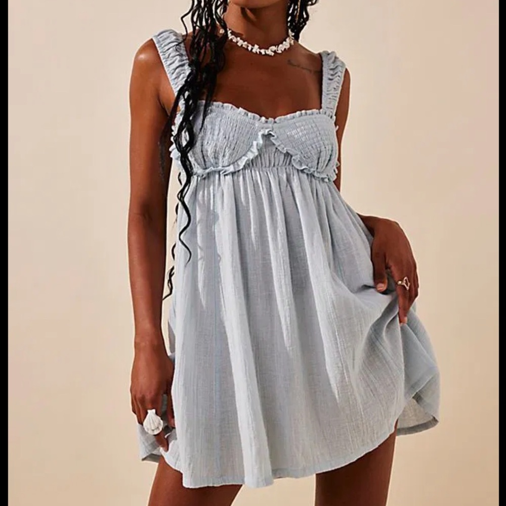 Free People Blissful Breeze Mini Dress